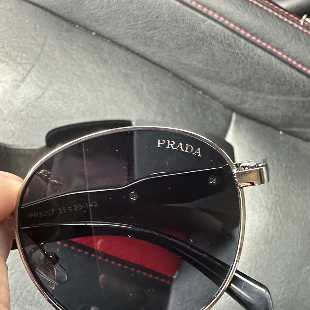 Prada Round Metal Sunglasses - Picture 4 of 7